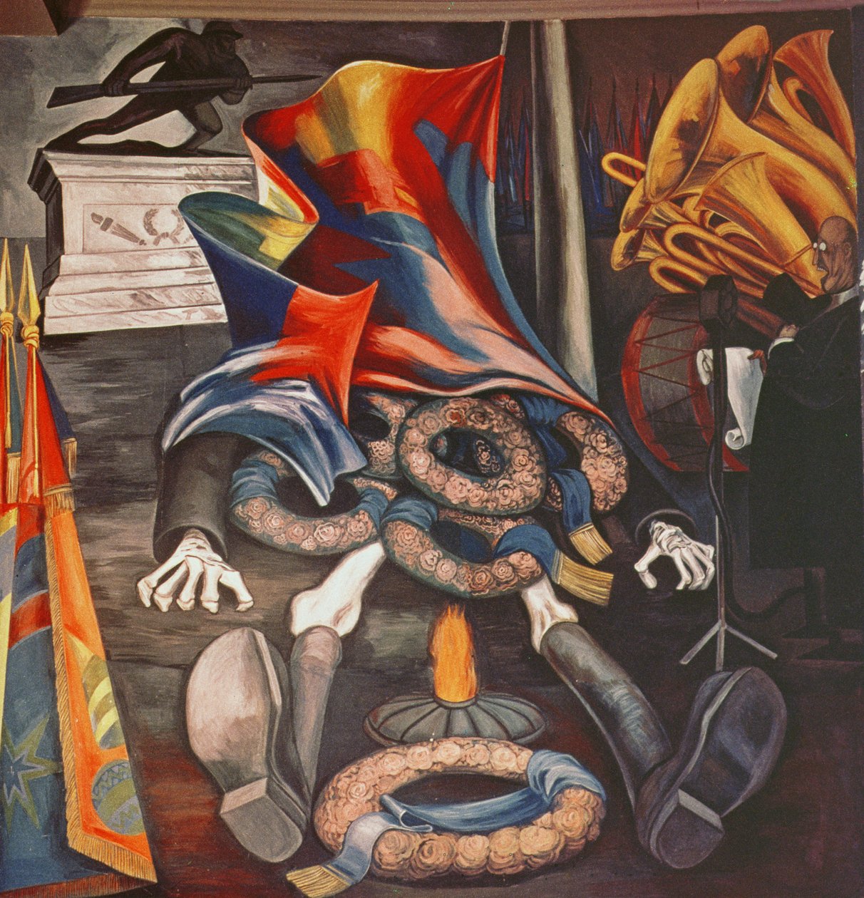 Moderne menneskeofring af José Clemente Orozco