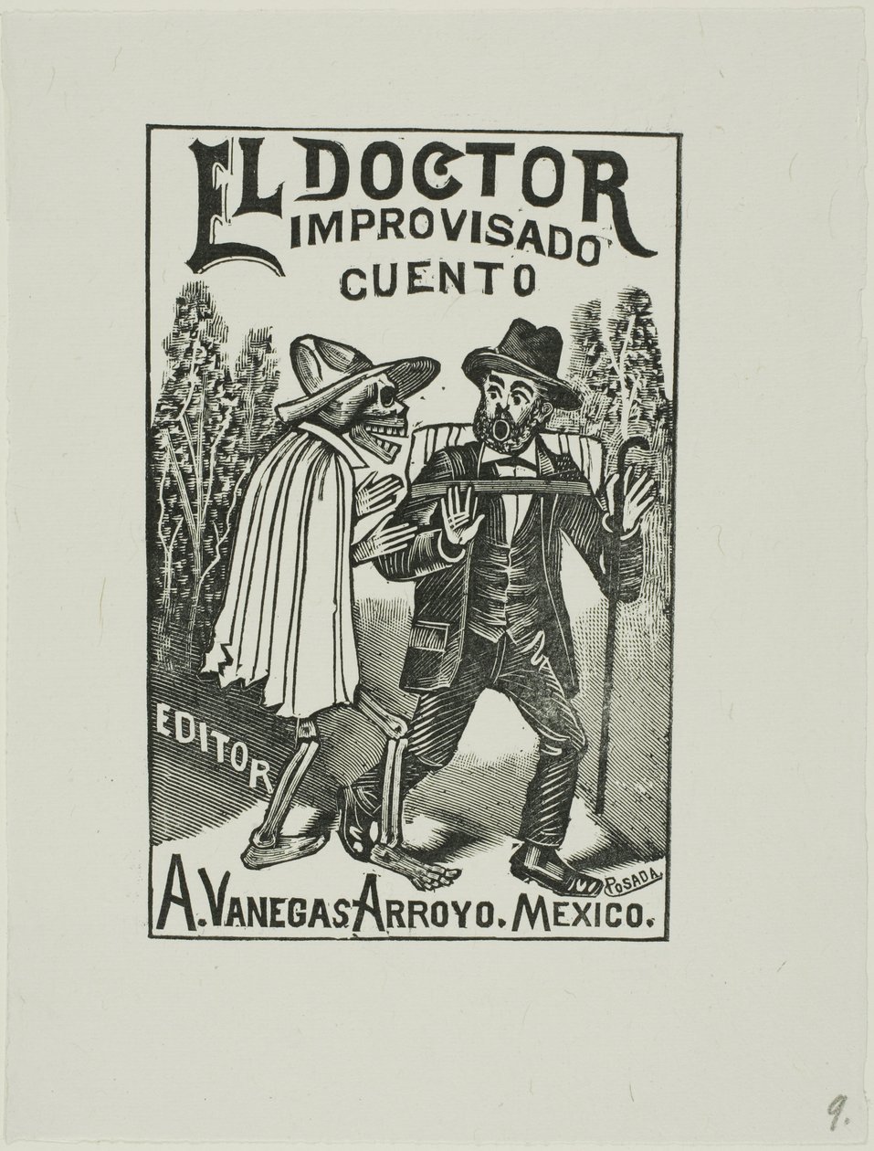 Den improviserede læge af José Guadalupe Posada
