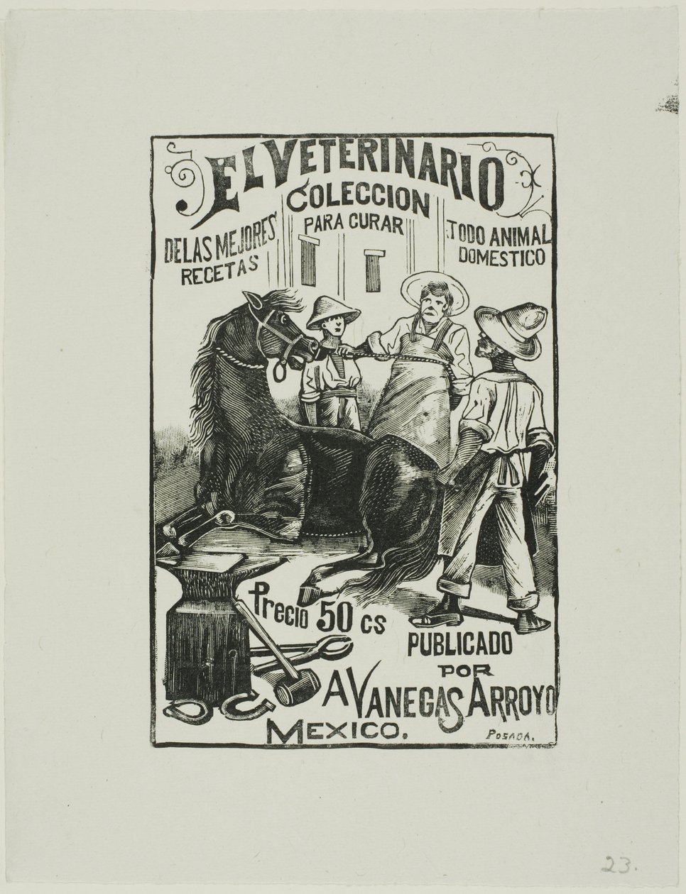 Dyrlægen af José Guadalupe Posada