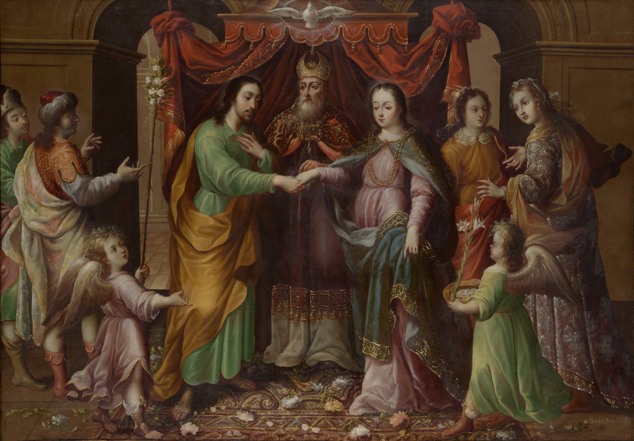 Jomfruens bryllup, ca. 1690. af José Sánchez