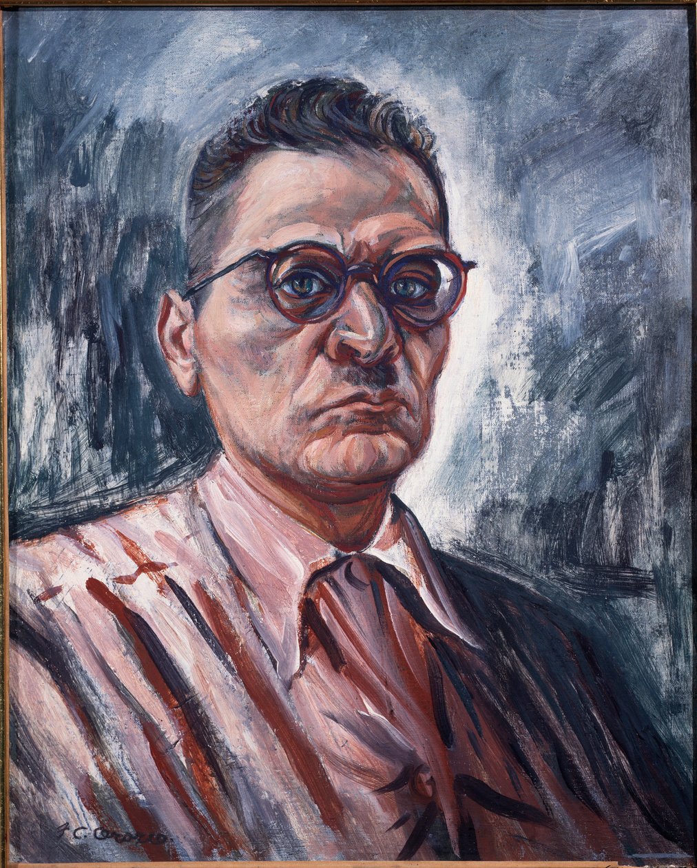 Selvportræt (olie på lærred af José Clemente Orozco