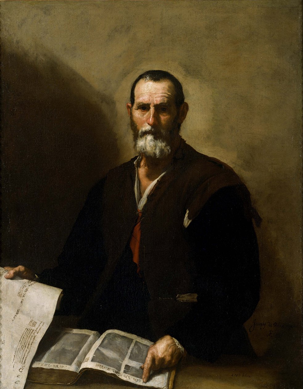 Filosof Crates of Theben, 1636 af Jose de Ribera