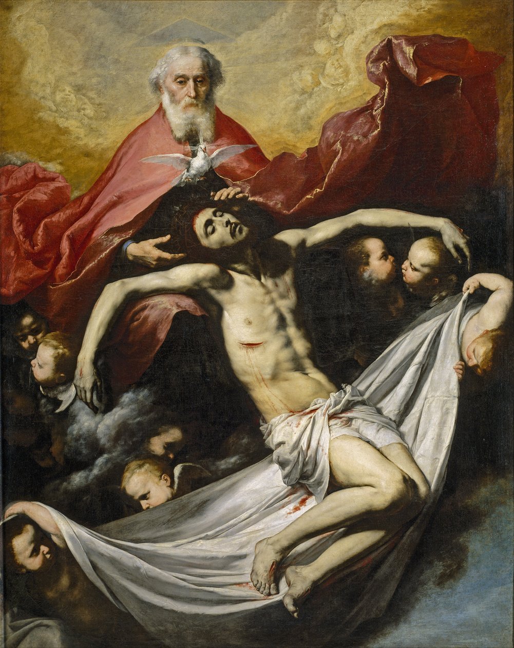 Den hellige treenighed af Jose de Ribera