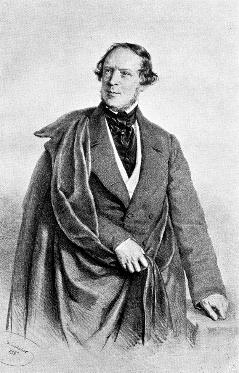 Friedrich Halm af Josef (after) Kriehuber