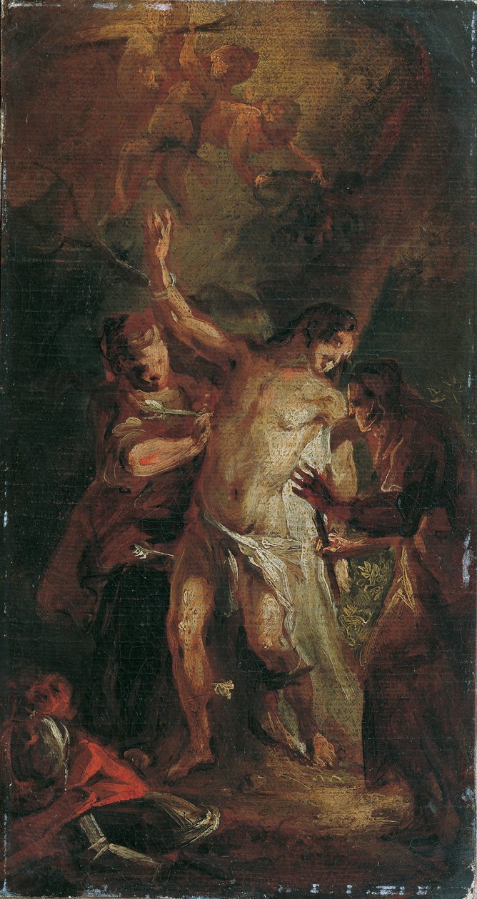 Sankt Sebastian og kvinderne af Josef Anton Mesmer
