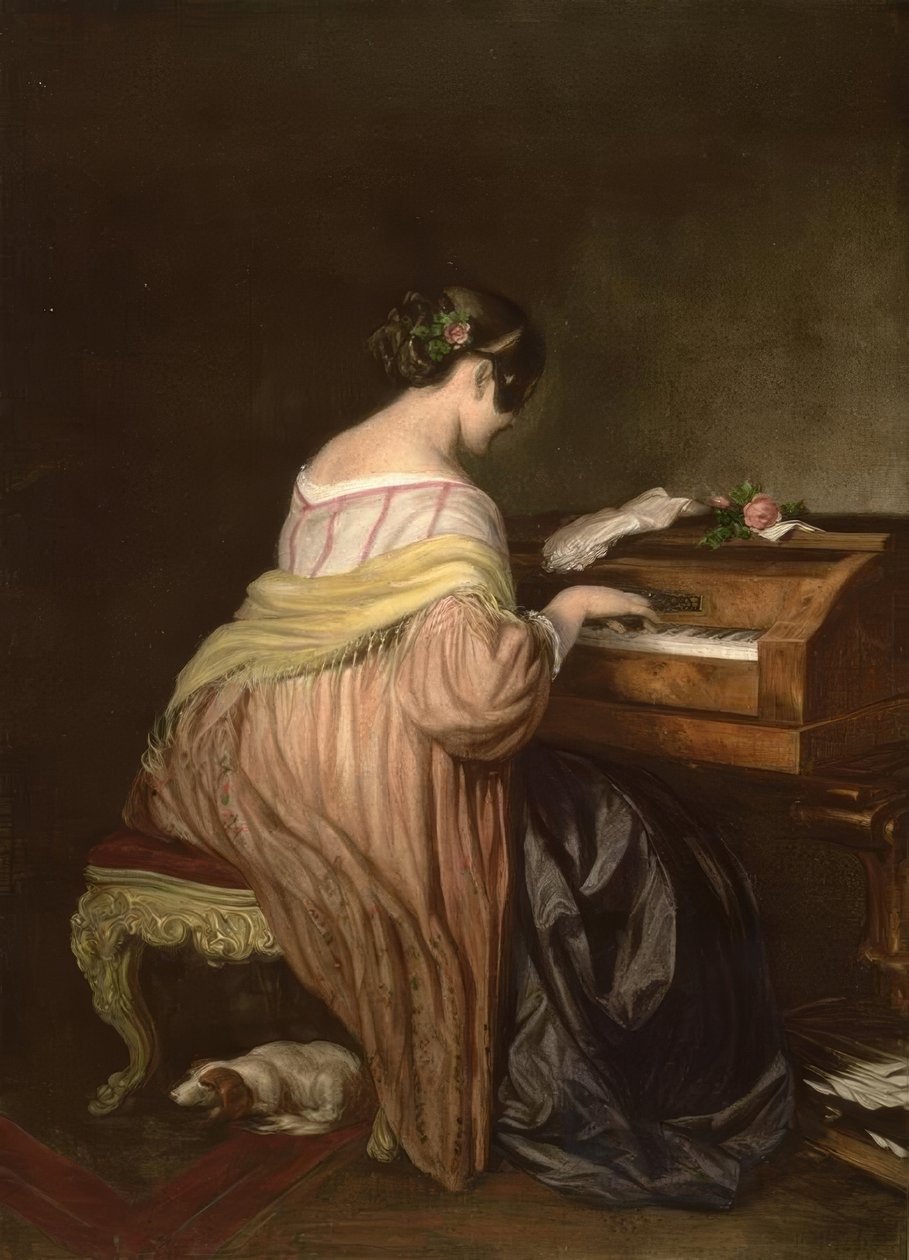 Klaverspilleren af Josef Danhauser
