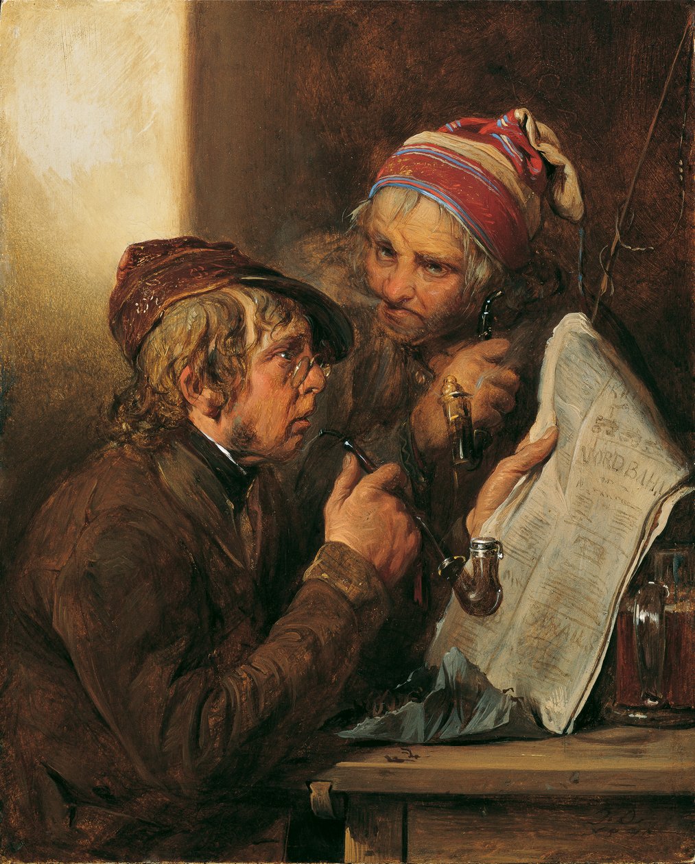 Avisens læsere af Josef Danhauser