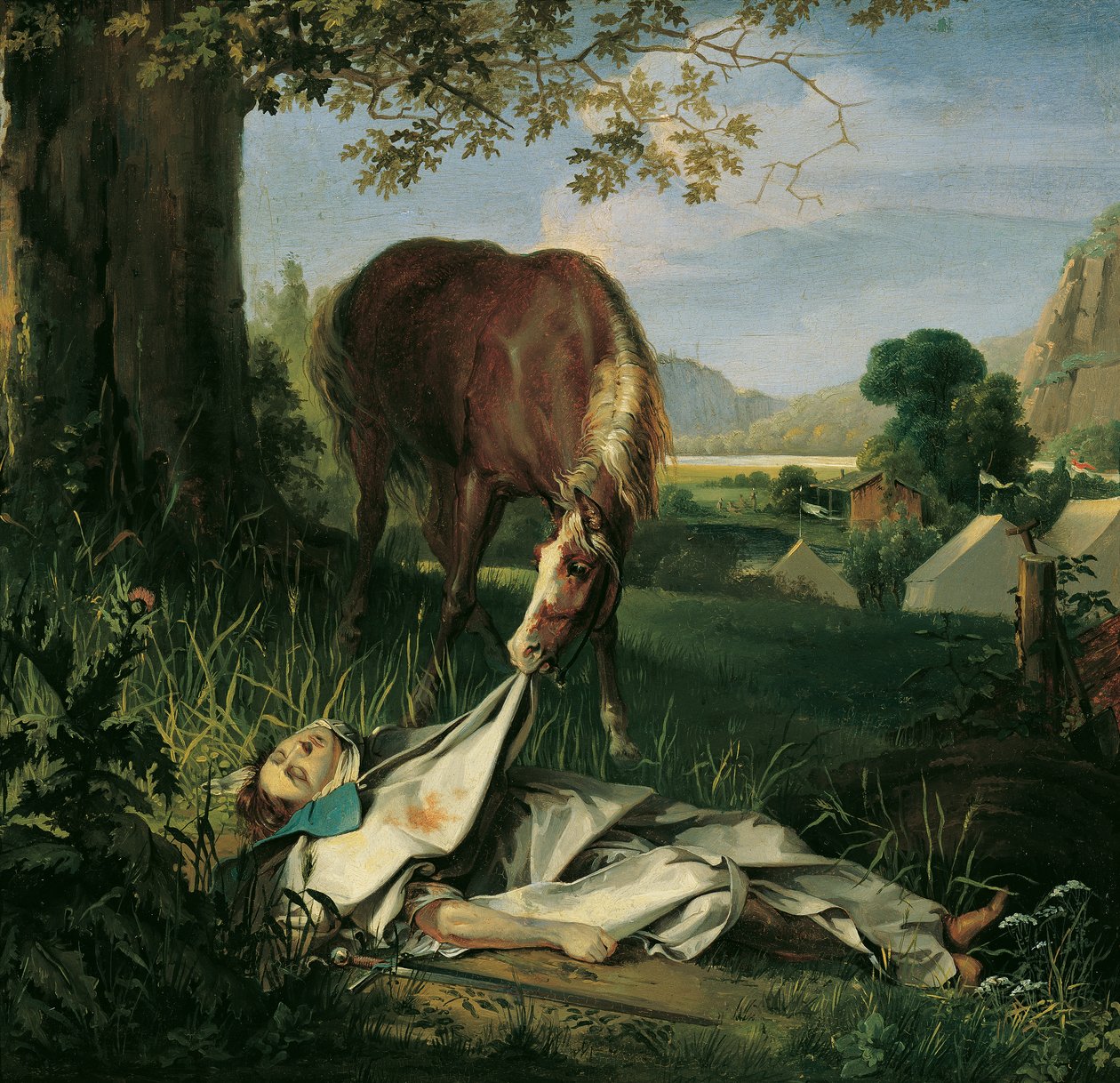 Wallsteins Grab af Josef Danhauser