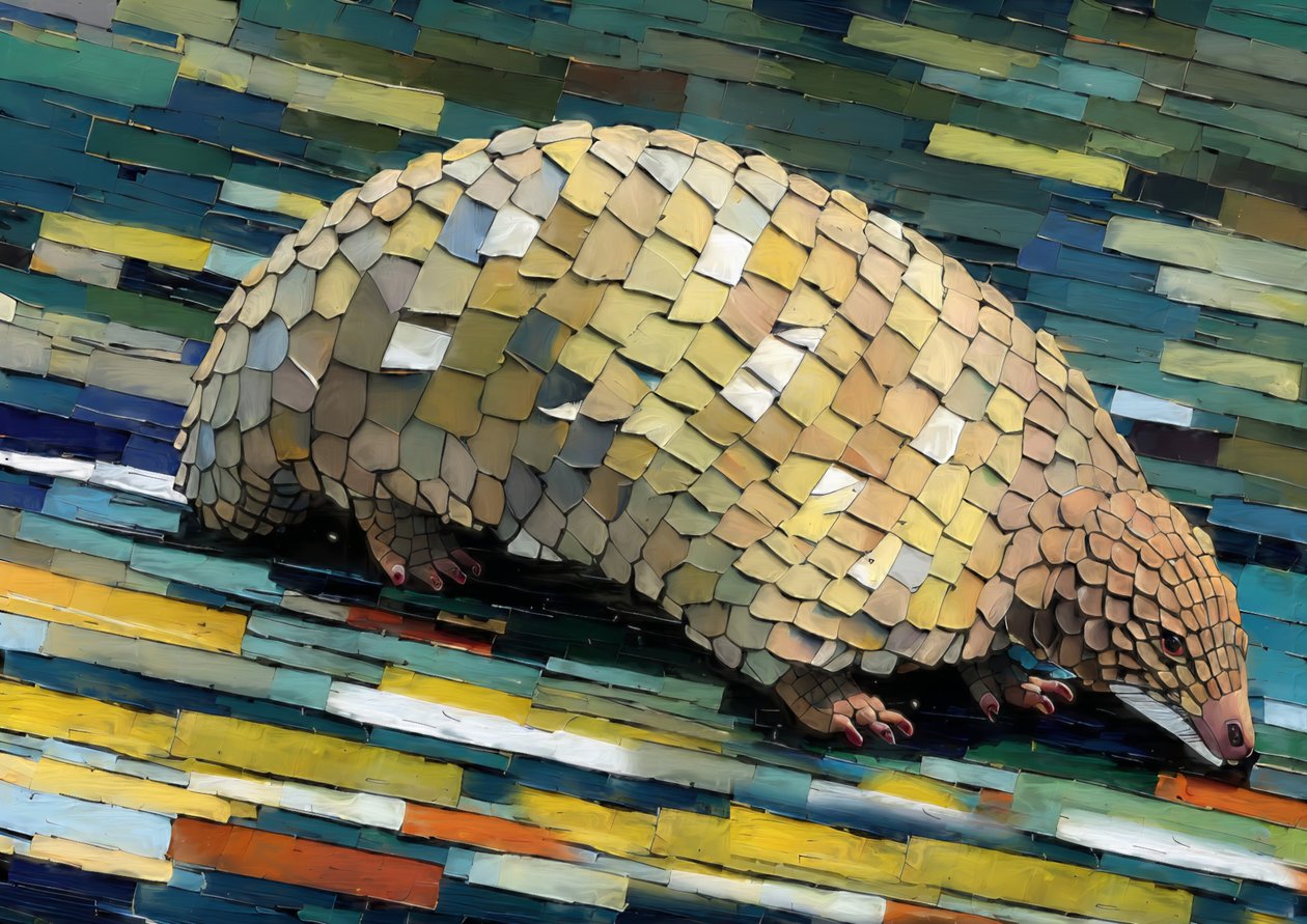 Eläimet: Pangolin 2 af Josef Johann Michel