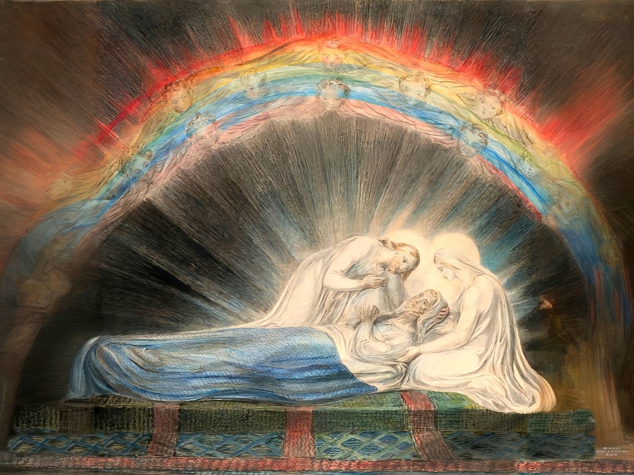 JJM-recreate_Blake-W_Der Tod des hl Joseph af Josef Johann Michel