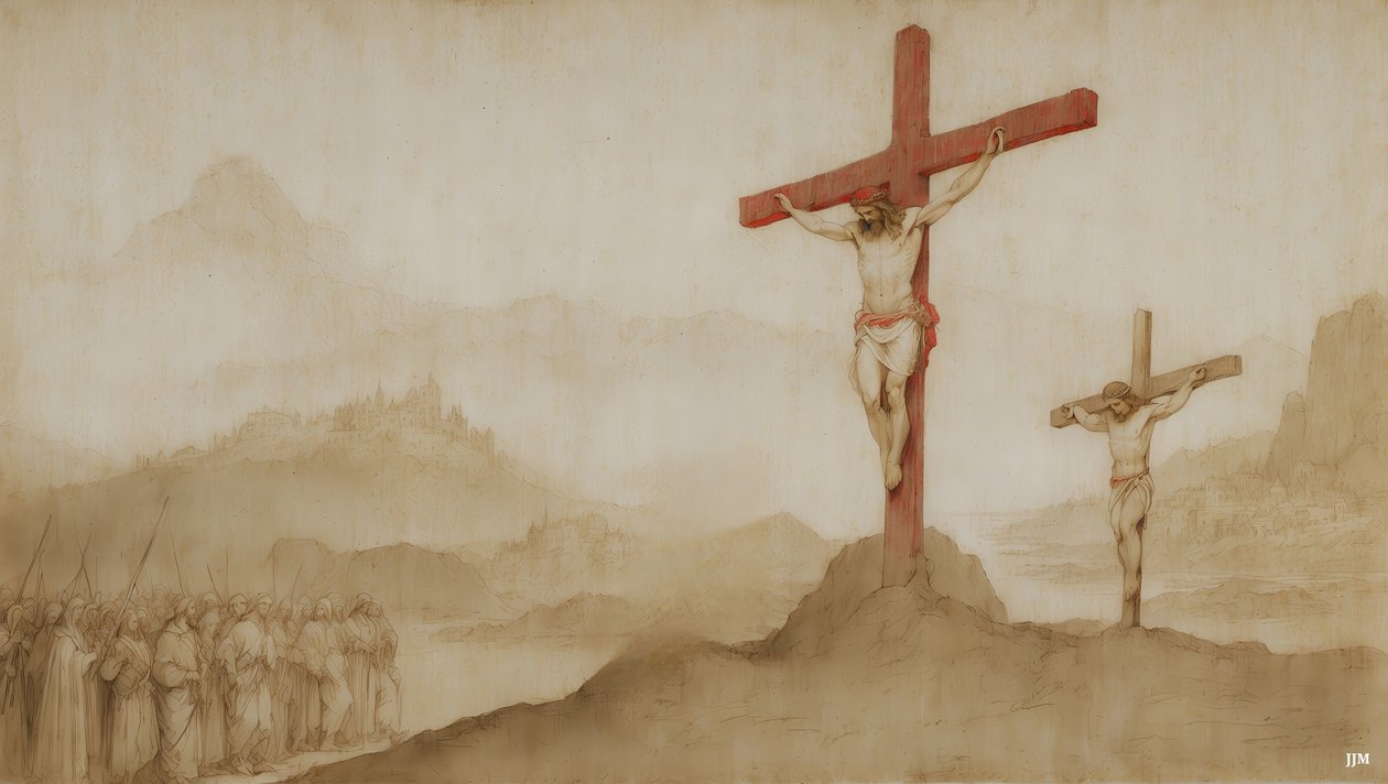 Jesus_Crucifixion_01 af Josef Johann Michel