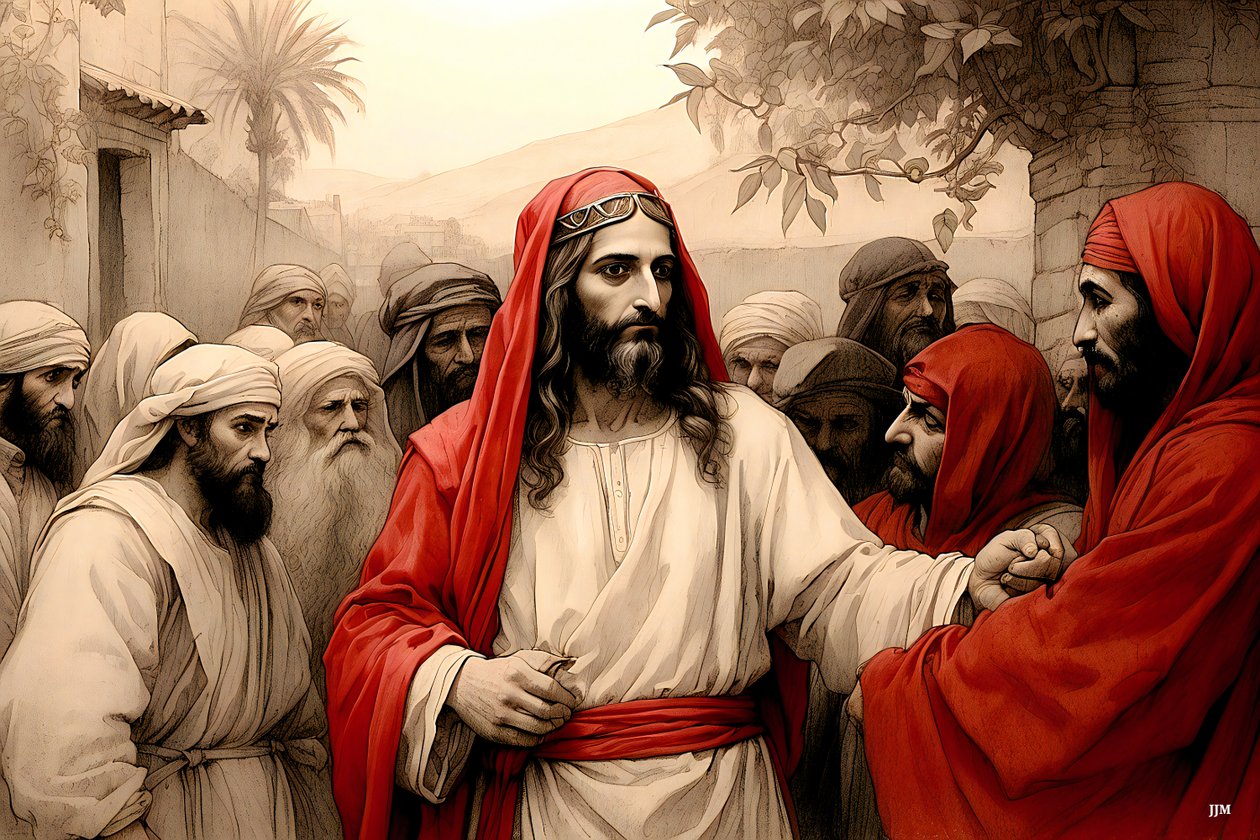 Jesus_forrådt af Judas_02 af Josef Johann Michel