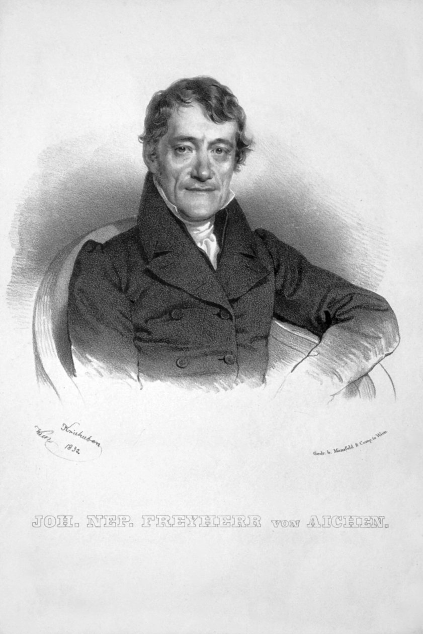 Aichen Litho af Josef Kriehuber