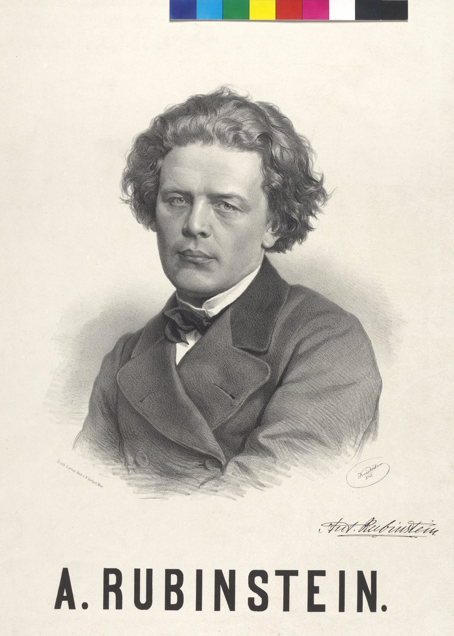 A. Rubinstein af Josef Nikolaus Kriehuber
