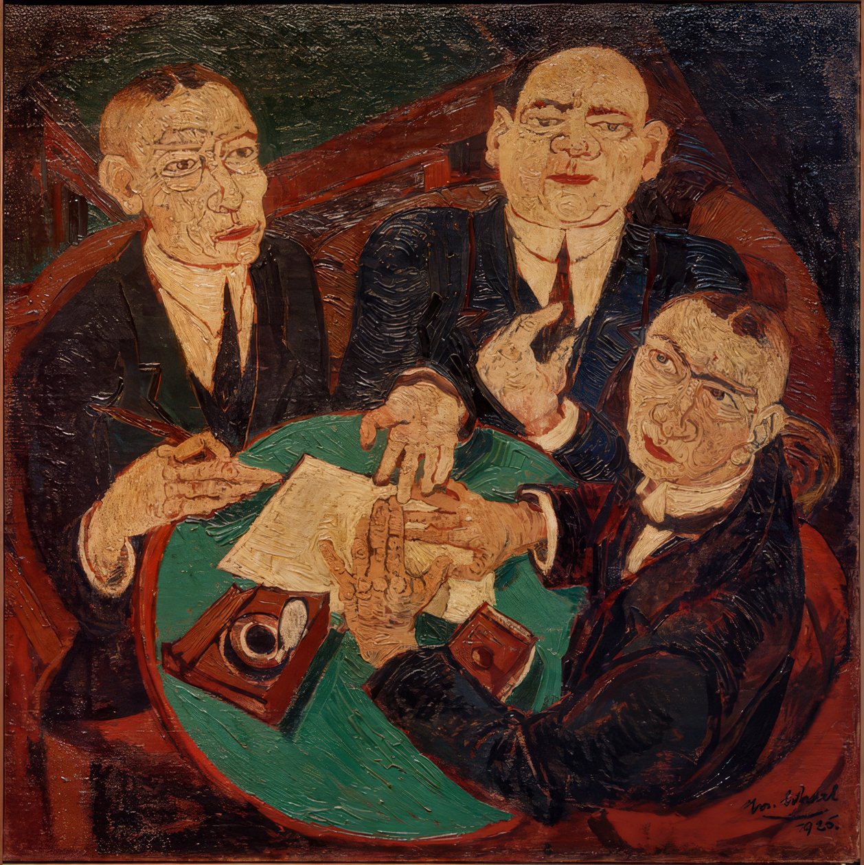 Tre købmænd af Josef Scharl