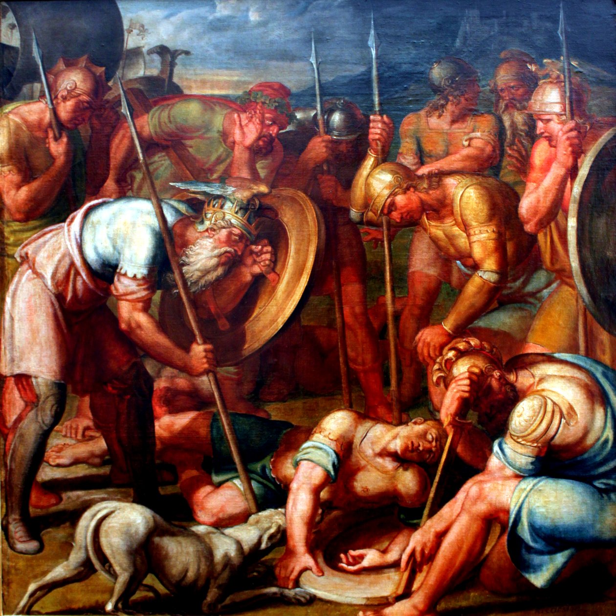 Oscars død (fra The Poems of Ossian) af Joseph Anton Koch
