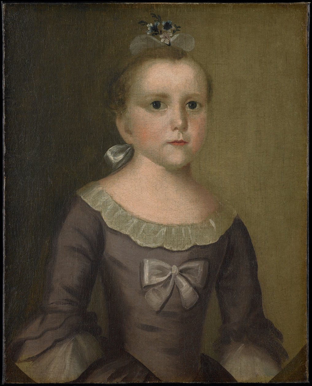 Portræt af Abigail Gowen, 1763 (olie på stof) af Joseph Badger