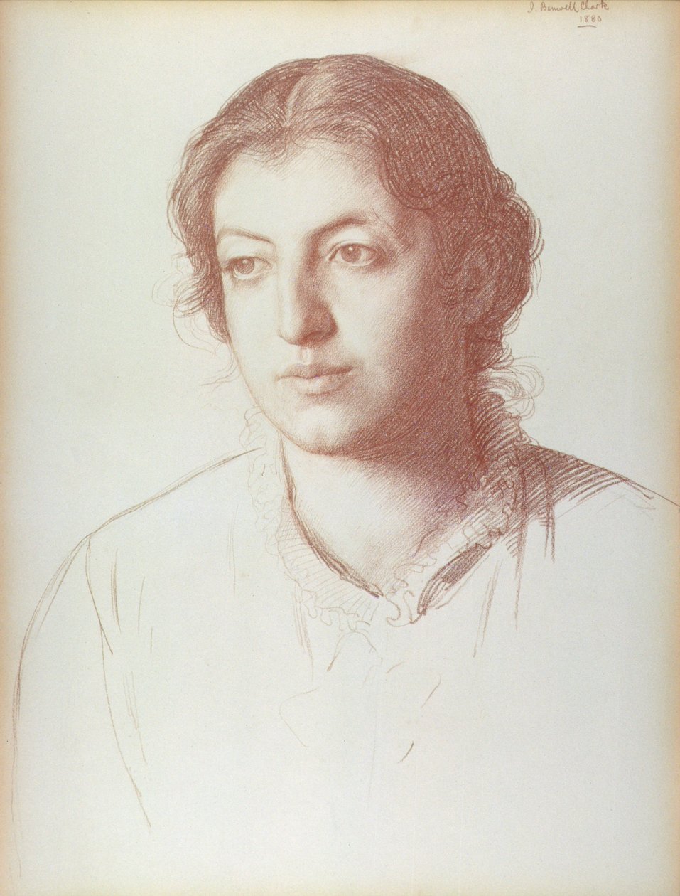 Portræt af Euterpe Ionides, derefter Fru W. F. Craies af Joseph Benwell Clark