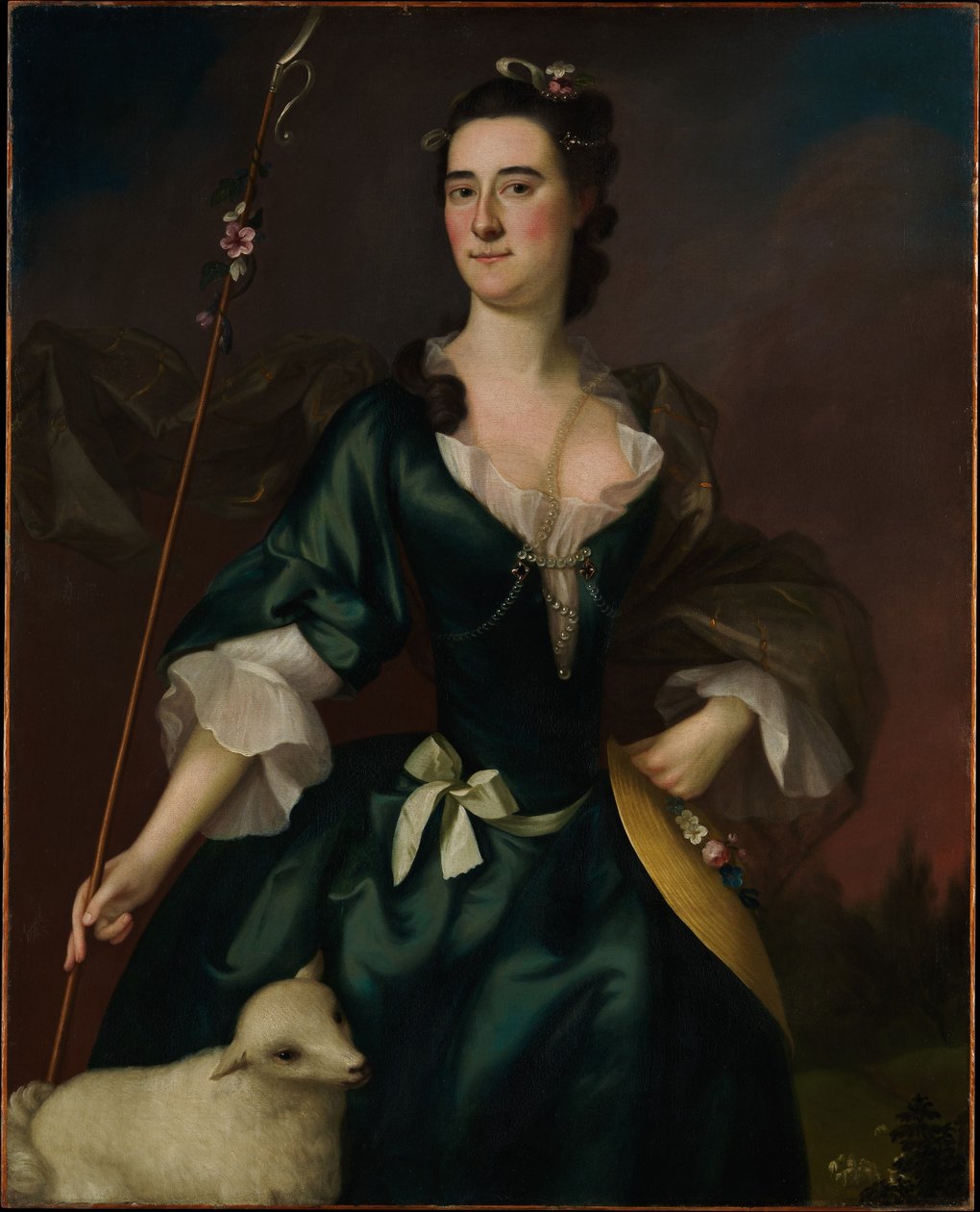 Portræt af Mary Sylvester af Joseph Jonathan Blackburn