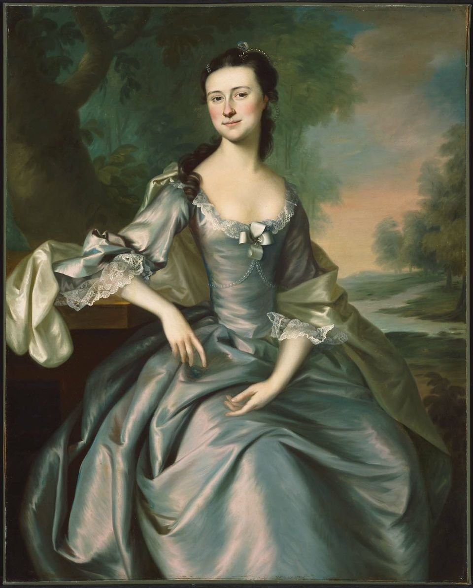 Portræt af Susan Apthorp (Fru Thomas Bulfinch) af Joseph Jonathan Blackburn