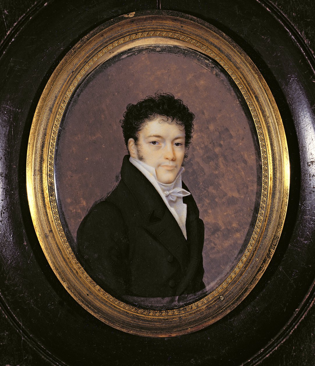 Portrætminiature af en gentleman, 1811 af Joseph Bordes