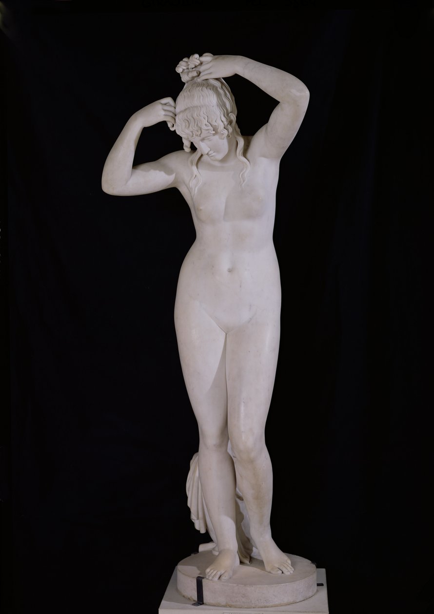 Baderen, 1808 (marmor) af Joseph Charles Marin