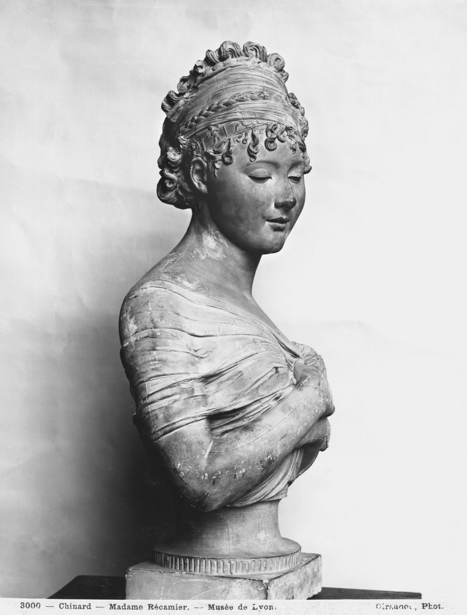 Juliette Recamier (1777-1849) ca.1805-06 (marmor) (se også 242734) af Joseph Chinard