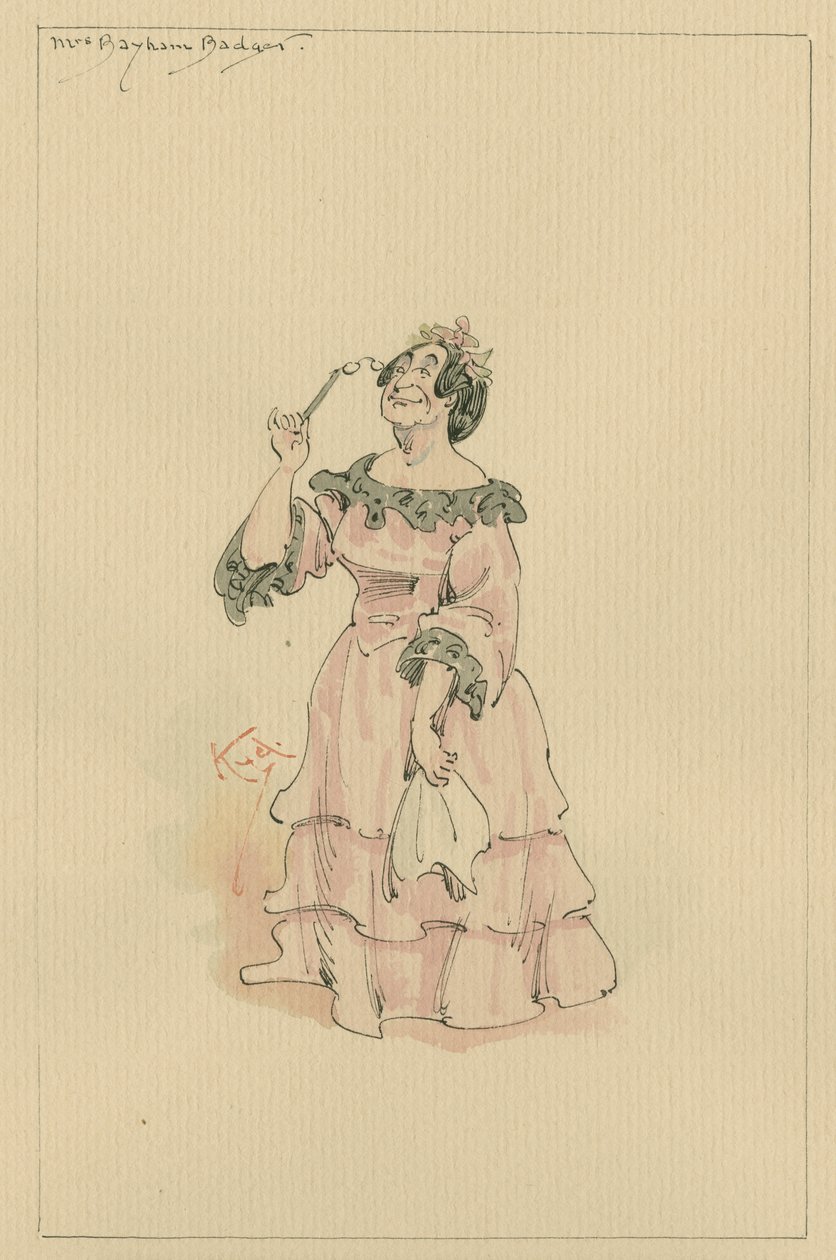 Mrs Bayham Badger, ca. 1920