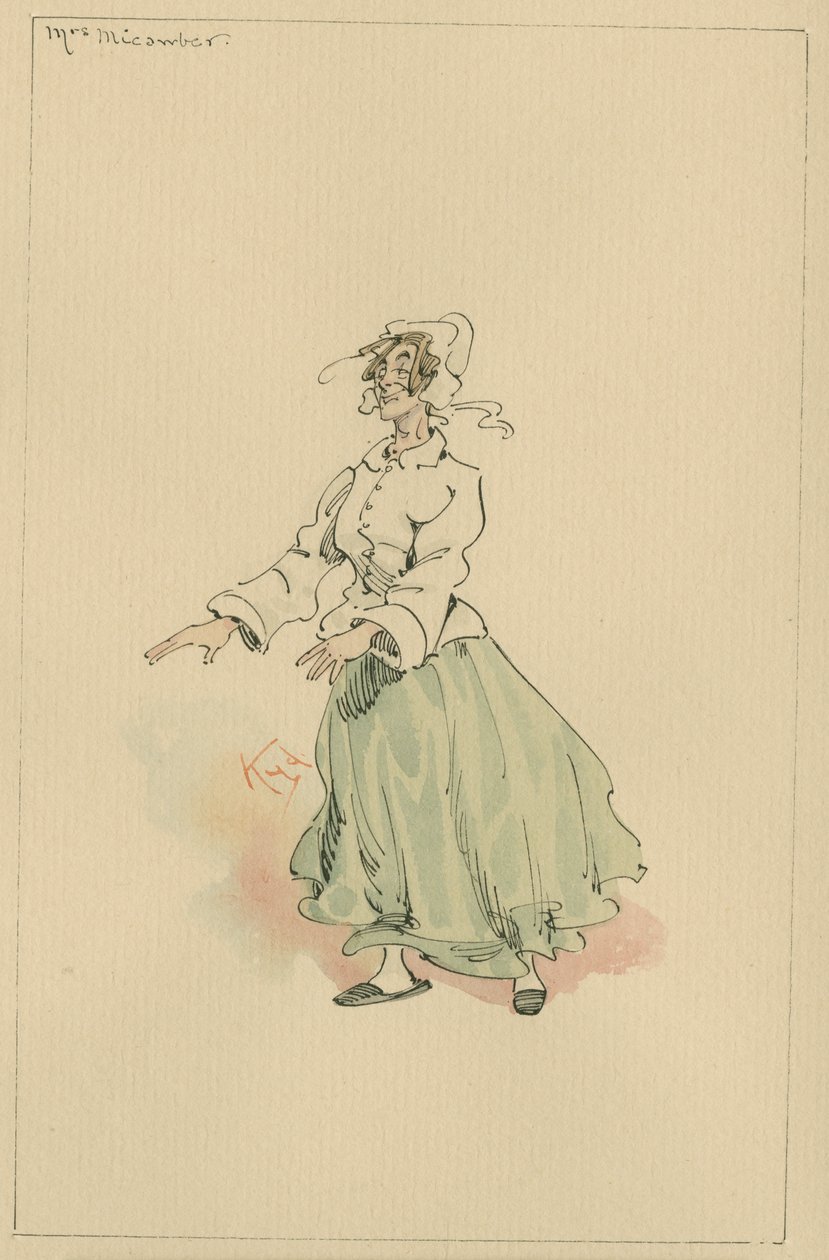Mrs Micawber, ca. 1920