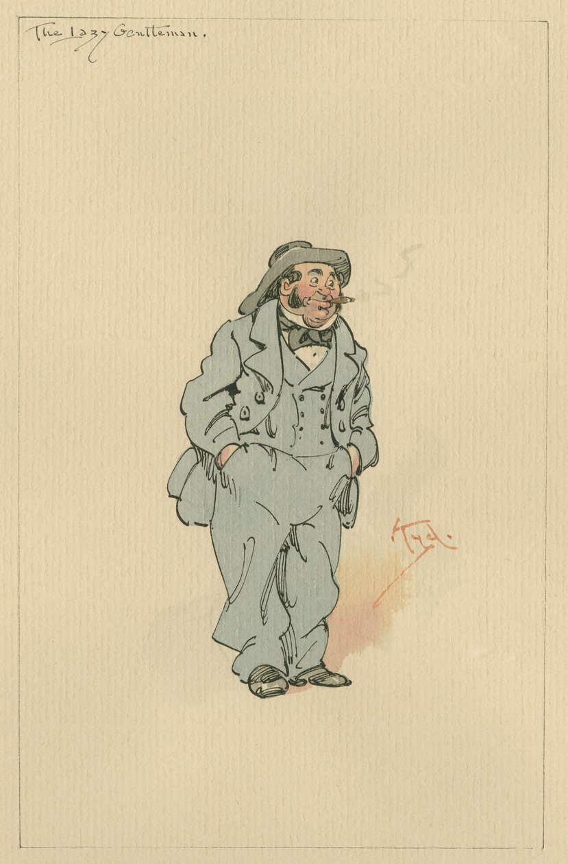 The Lazy Gentleman, ca. 1920