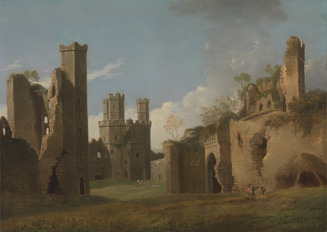 Caernarvon Slot af Joseph Farington