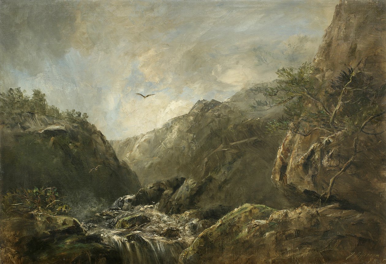 Canyon, 1898 af Joseph Jefferson