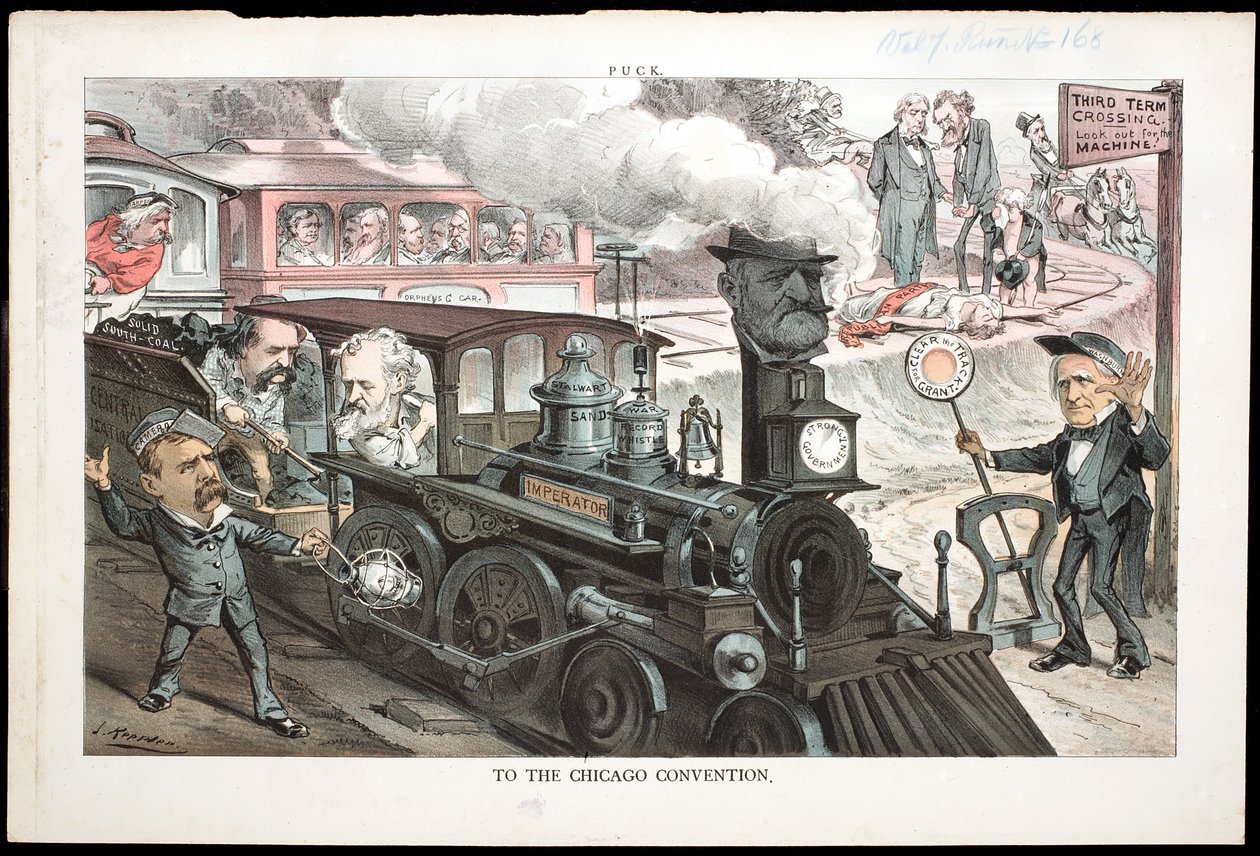 Til Chicago-konventionen, 1880 af Joseph Keppler
