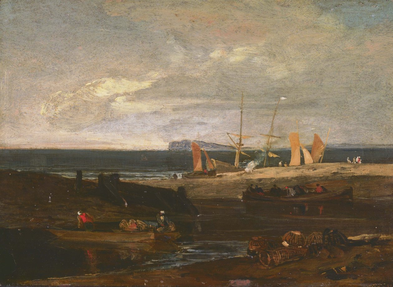 En scene på den engelske kyst af Joseph Mallord William Turner