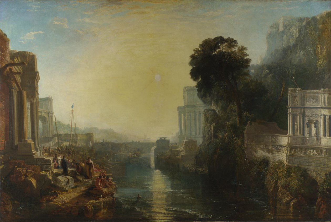 Dido bygger Karthago, eller Det karthagiske imperiums opkomst, 1815 af Joseph Mallord William Turner