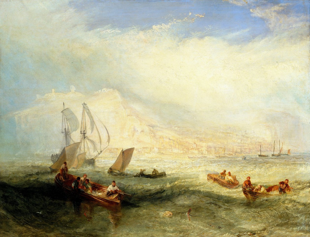 Line Fiskeri, Off Hastings af Joseph Mallord William Turner