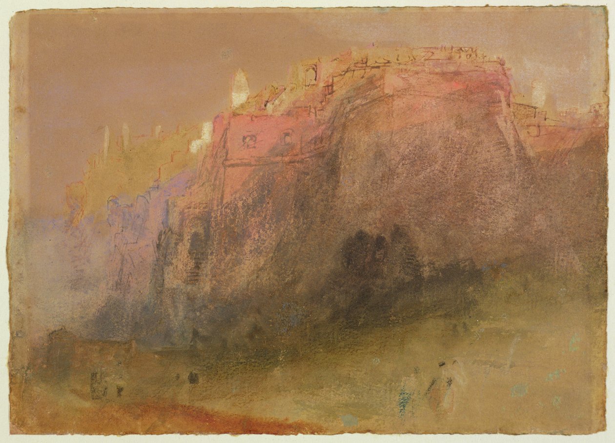 Luxembourg, ca. 1825 (toilet, gouache og kuglepen på papir) af Joseph Mallord William Turner