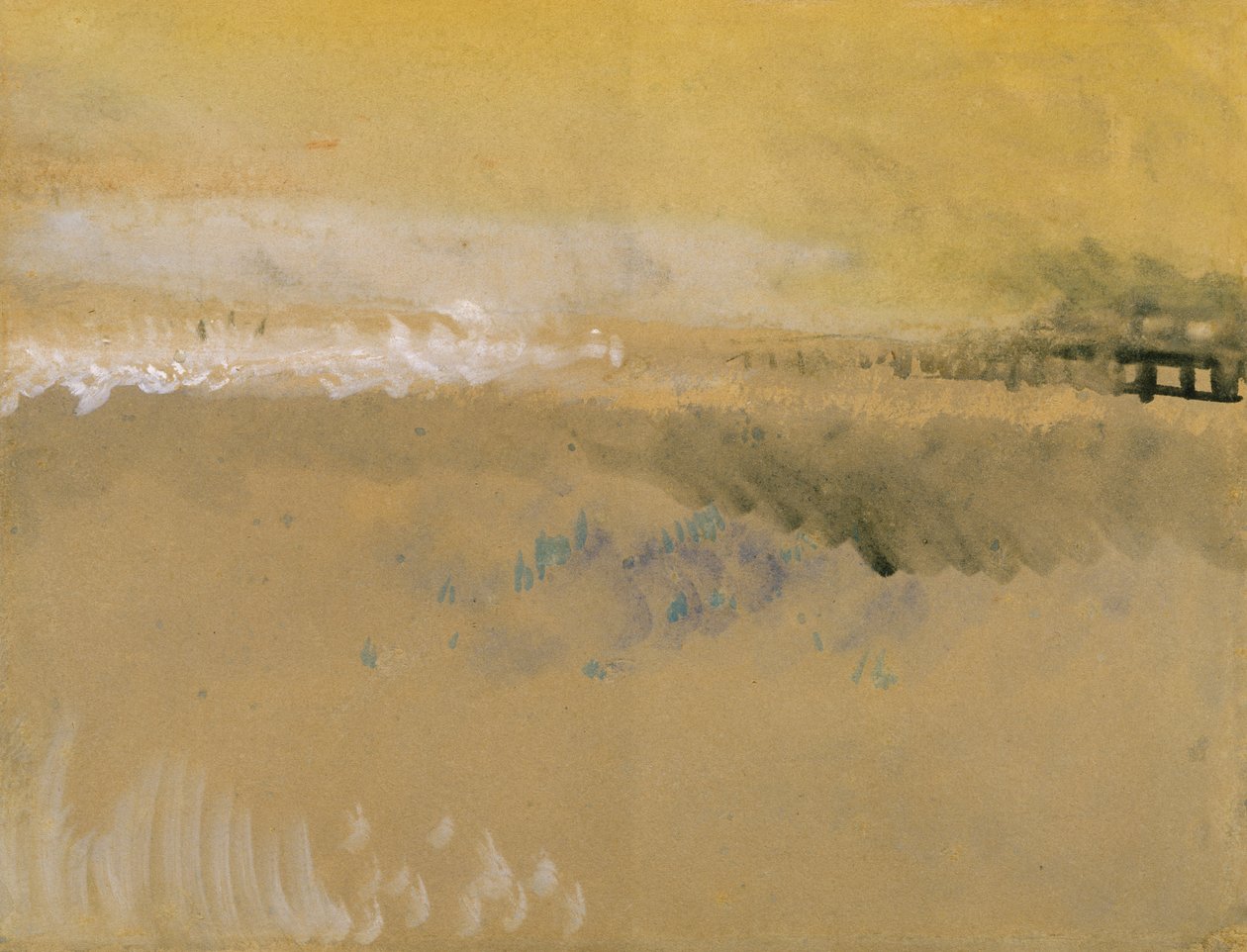 Margate (wc på buff-papir) af Joseph Mallord William Turner