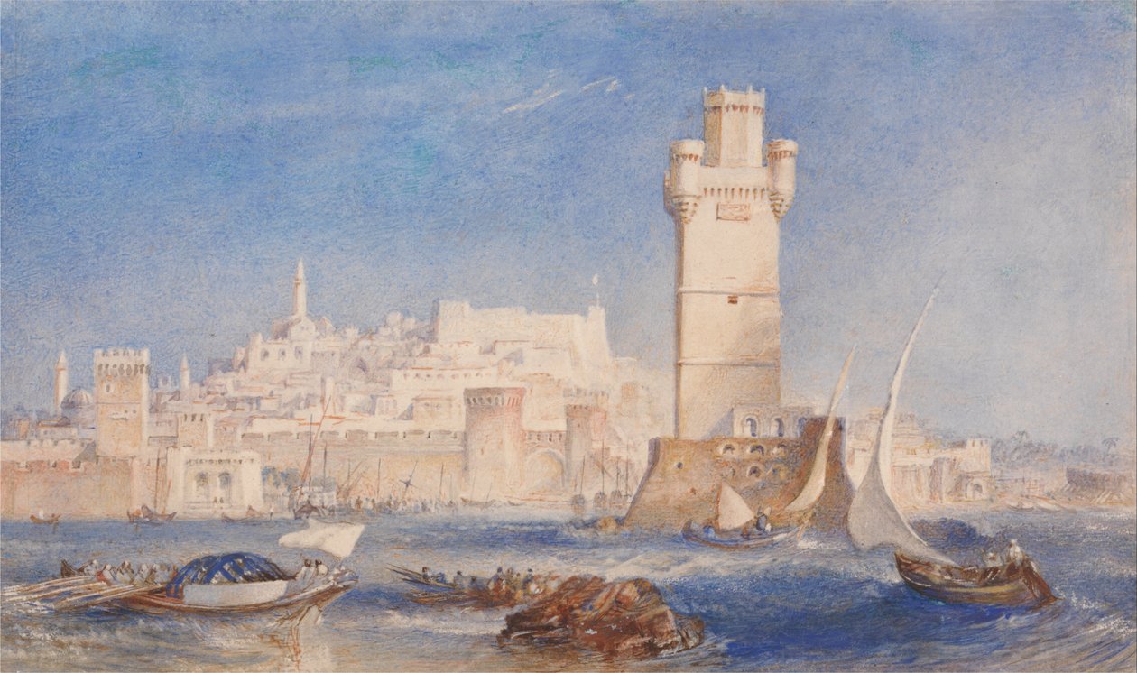 Rhodos af Joseph Mallord William Turner