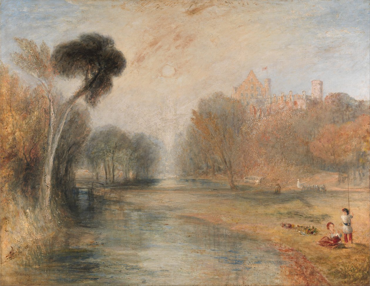 Rosenau Slot, Coburg af Joseph Mallord William Turner