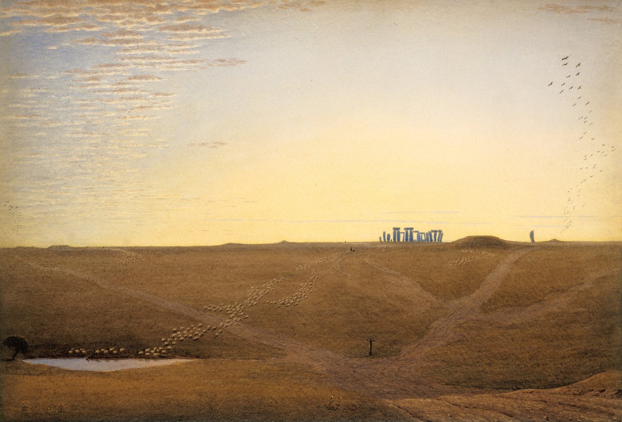 Stonehenge af Joseph Mallord William Turner