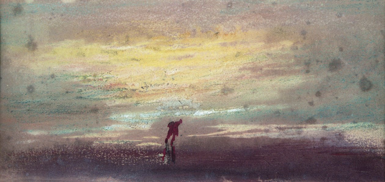 Studie af sollys (akvarel) af Joseph Mallord William Turner