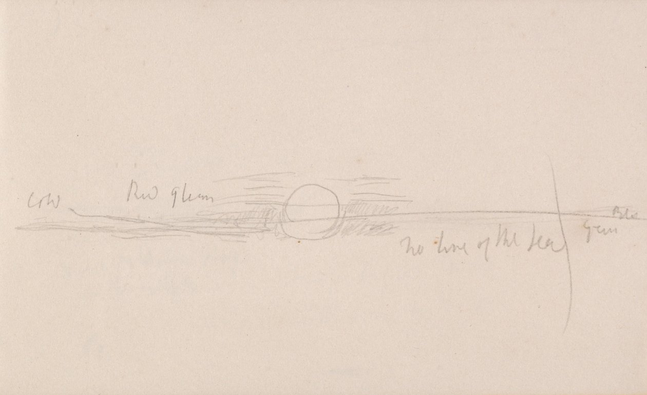 Kanalskitsebogen af Joseph Mallord William Turner
