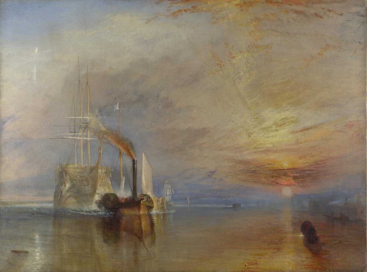 The Fighting Temeraire, 1839 af Joseph Mallord William Turner