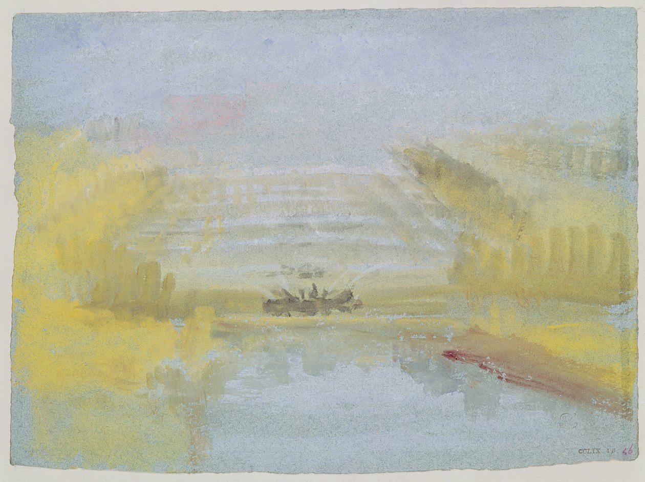 Springvandene i Versailles, 1826-33 af Joseph Mallord William Turner