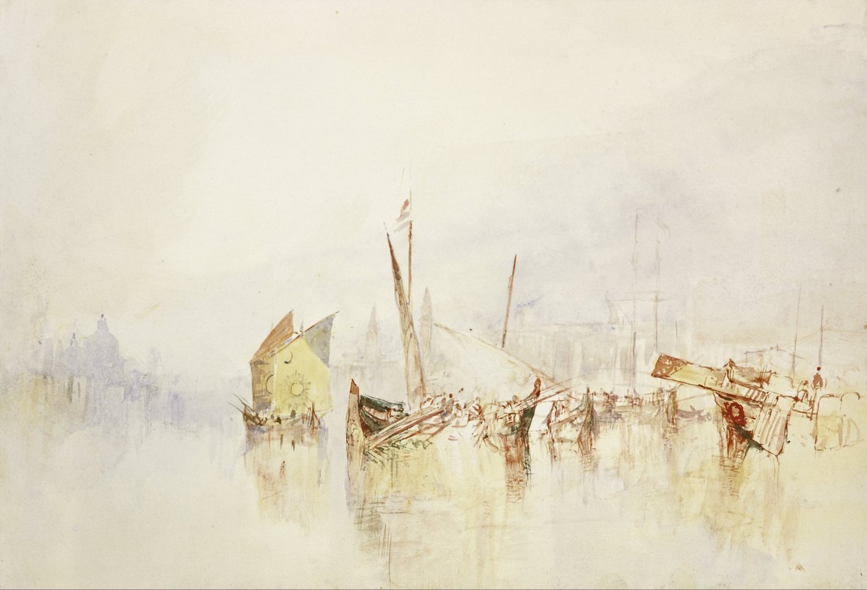 Solen i Venedig af Joseph Mallord William Turner