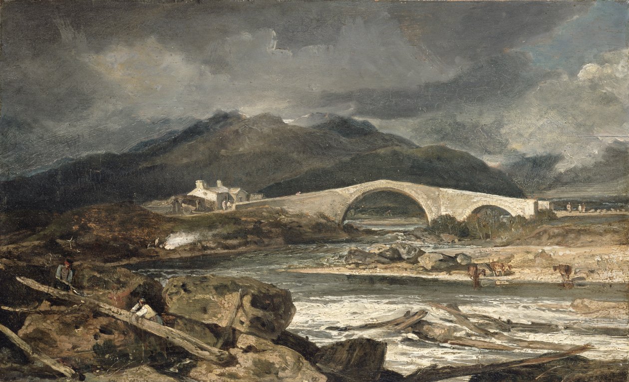 Tummel Bridge, Perthshire, ca. 1801-03 af Joseph Mallord William Turner