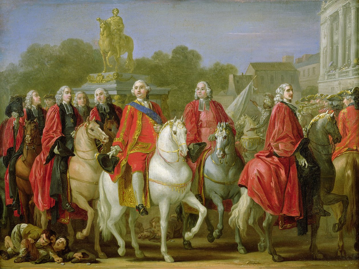 Indvielse af Place Louis XV, 20. juni 1763 af Joseph Marie, the Elder Vien
