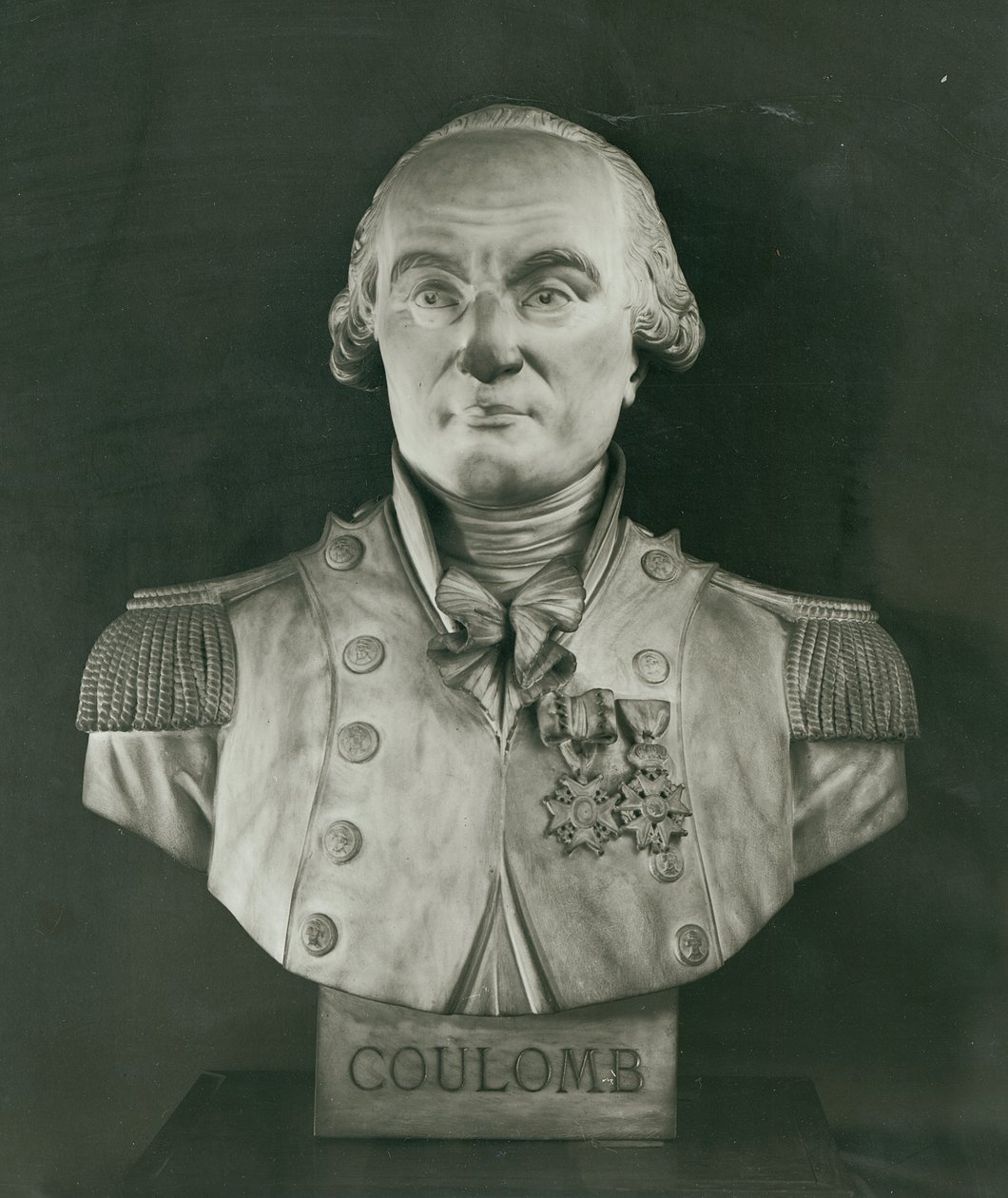 Buste af Charles de Coulomb (1736-1806) af Joseph Marius Ramus