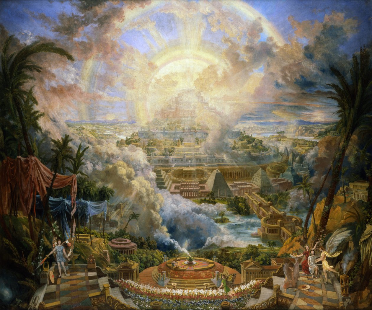 Menighedsbjerget, 1818 af Joseph Michael Gandy